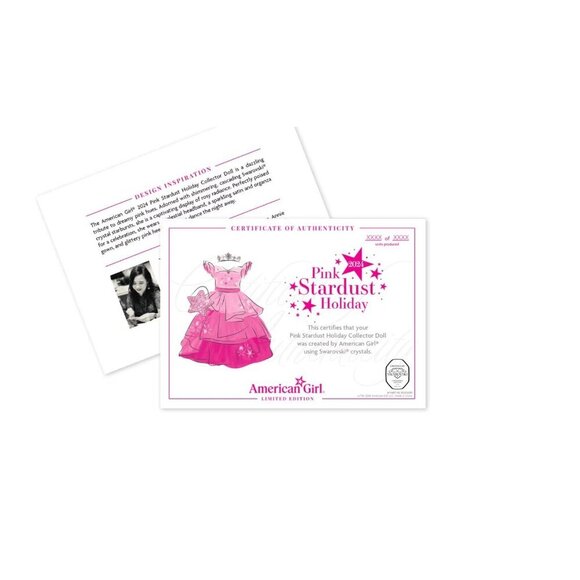 American Girl Doll 2024 Pink Stardust Collector Doll Limited Edition COA - Picture 13 of 16